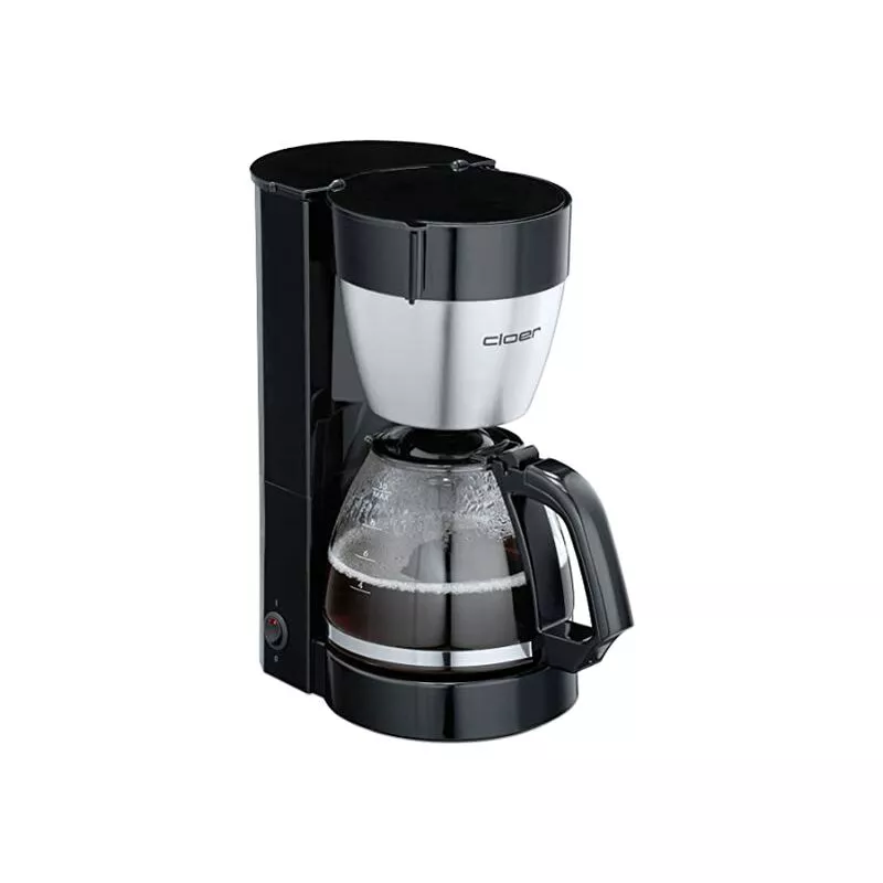 5019 - Cafetera eléctrica con Carcasa de plástico negro con acero inoxidable - Cloer barato