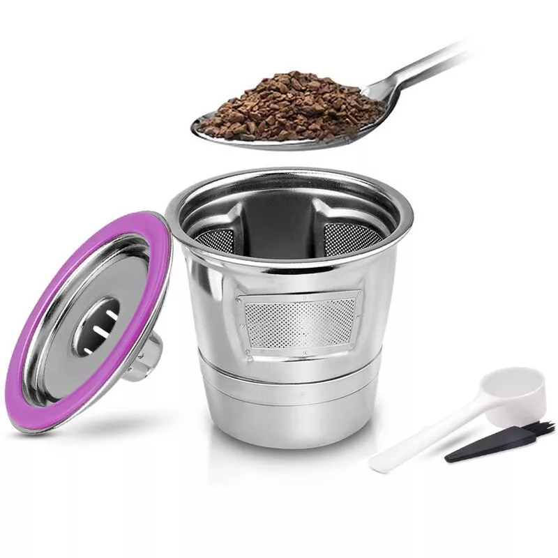 Cafe De Capsulas de acero inoxidable reutilizable barato