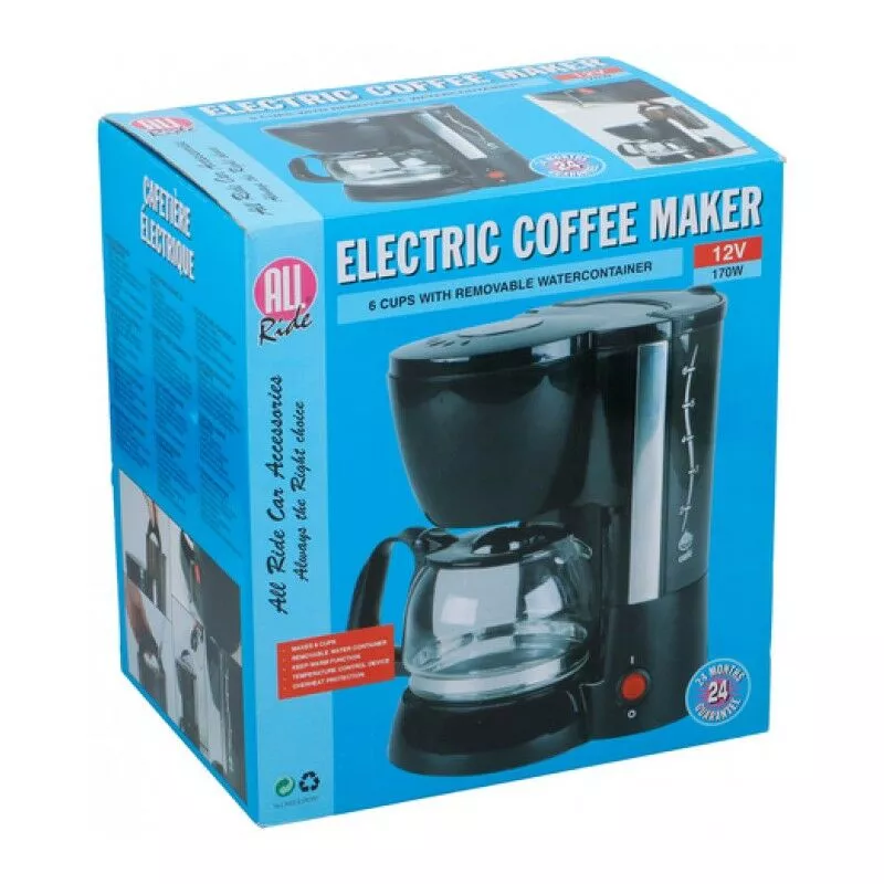 Cafetera 12v 170w 6 tazas barato