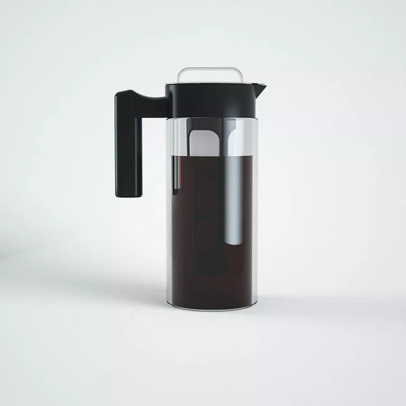 Cafetera Cold Brew - Cafetera y té helado de 44 oz y jarra con jarra de vidrio