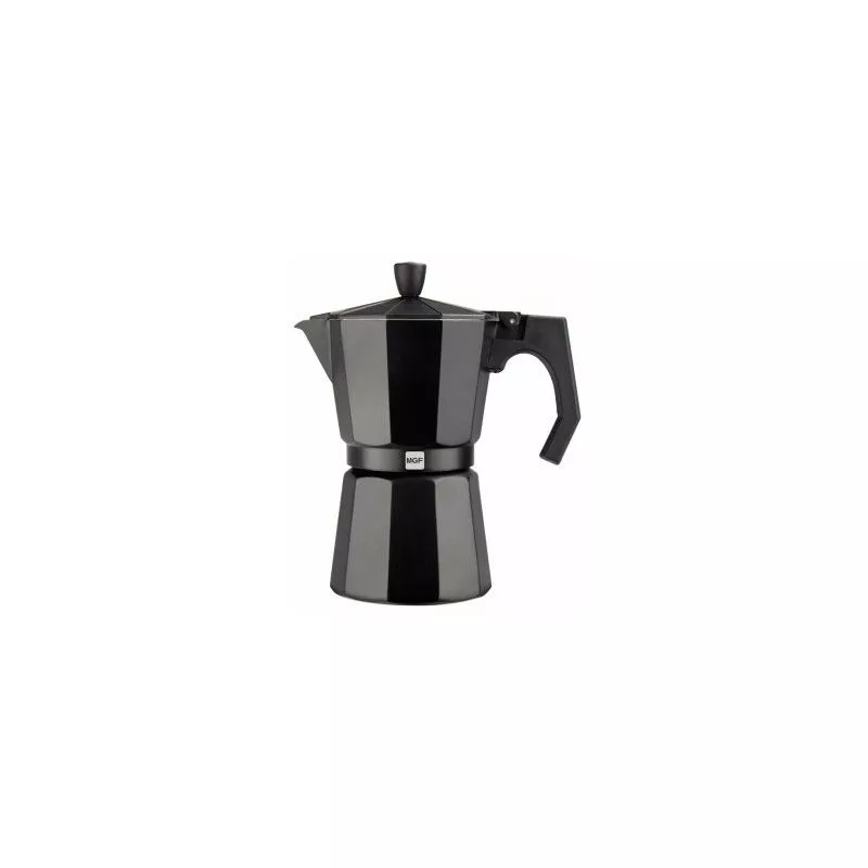 Tienda Online De Cafeteras En Oferta Cafetera Italiana 03Tazas Aluminio Negro Kenia Noir Magefesa Barato