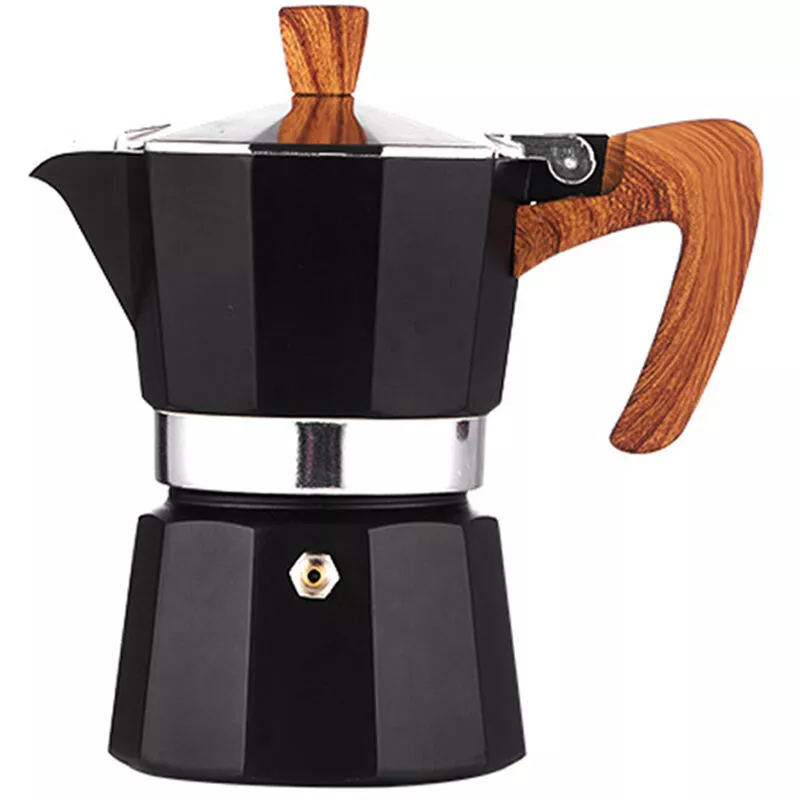 Cafetera de espresso de estufa clásica para espresso fuerte de gran sabor