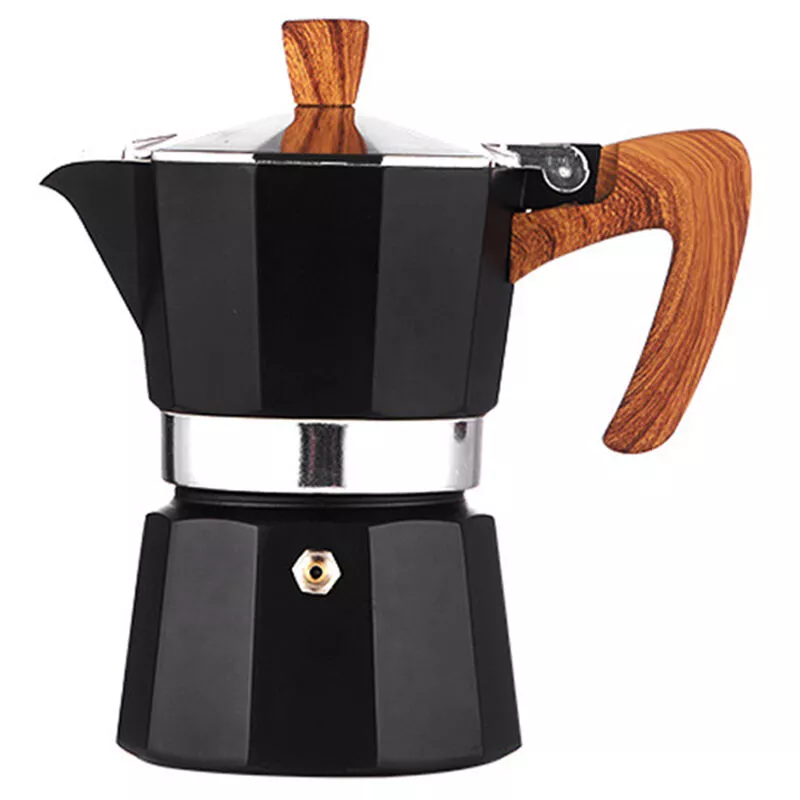Cafetera de espresso de estufa clásica para espresso fuerte de gran sabor