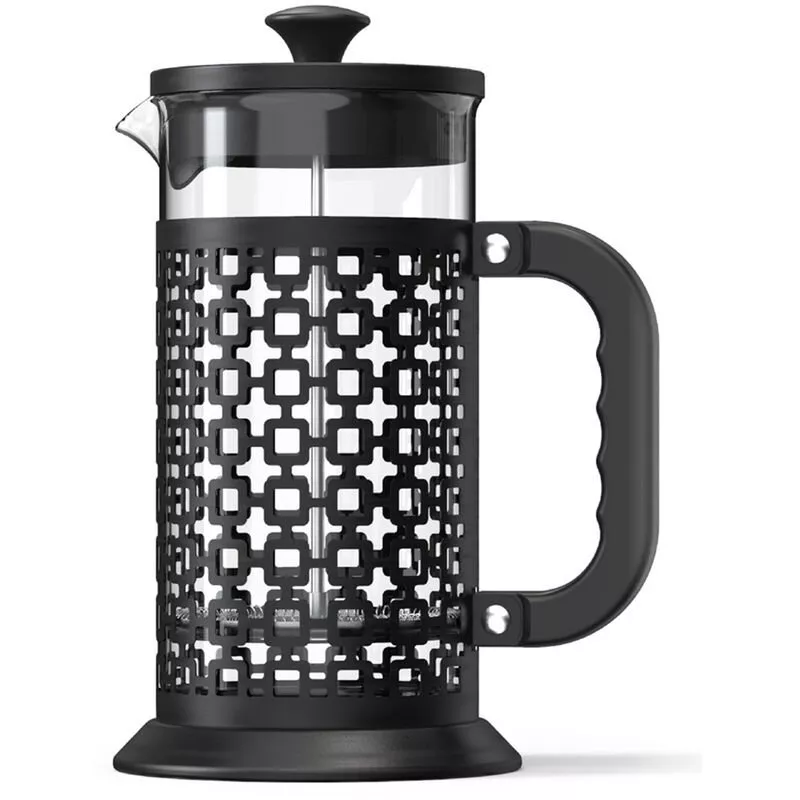 Cafetera De Prensa De 1000Ml Resistente Al Calor, Cafetera Manual De Borosilicato, Tetera De Acero Inoxidable 304, Prensa De Café Doméstica, Tipo 3 En Oferta Cafetera De Prensa De 1000Ml Resistente Al Calor