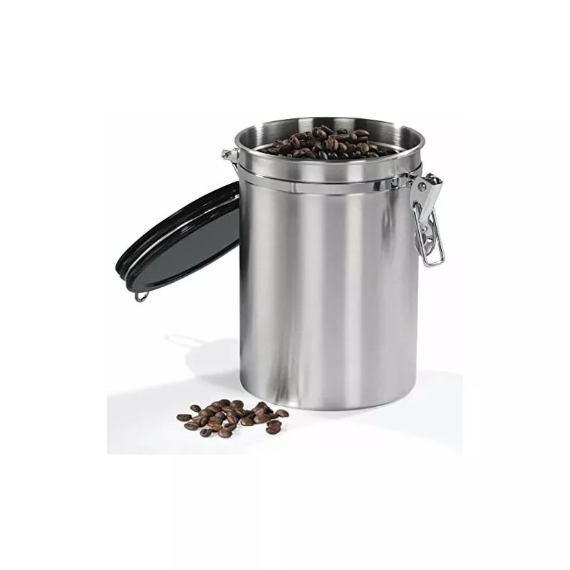 Caja De Acero Inoxidable Para 1000 G De Café Molido Plata E Xavax En Oferta Caja De Acero Inoxidable Para 1000 G De Café Molido Plata E Xavax Barato