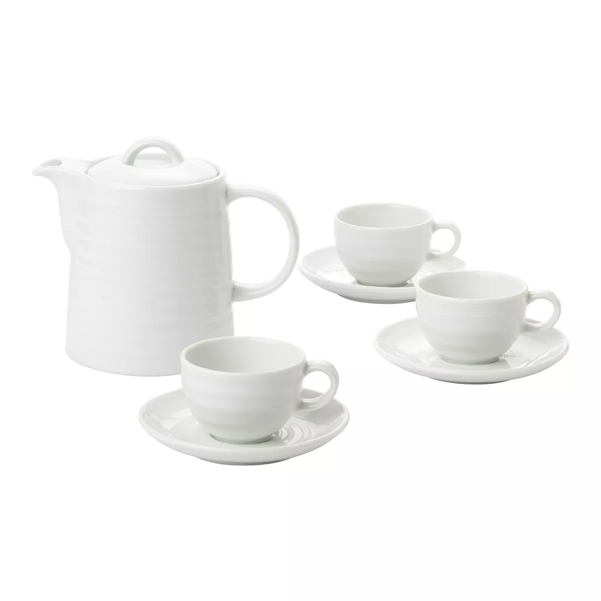 Capeans - Juego De Café 25 Piezas Roulette Blanco barato