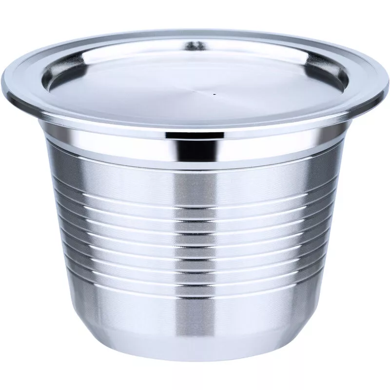Capsula de cafe de acero inoxidable Capsulas de cafe recargables Capsulas de cafe expreso compatibles con la maquina de cafe Nespresso