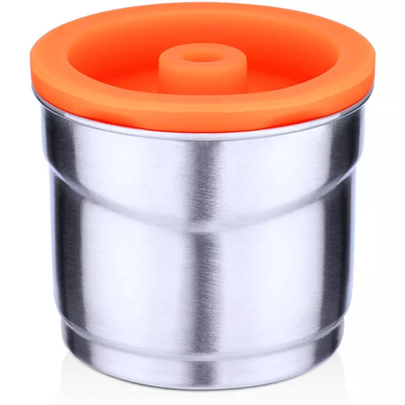 Capsula de cafe de acero inoxidable Capsulas de cafe recargables Capsulas de espresso compatibles con la maquina de cafe illy