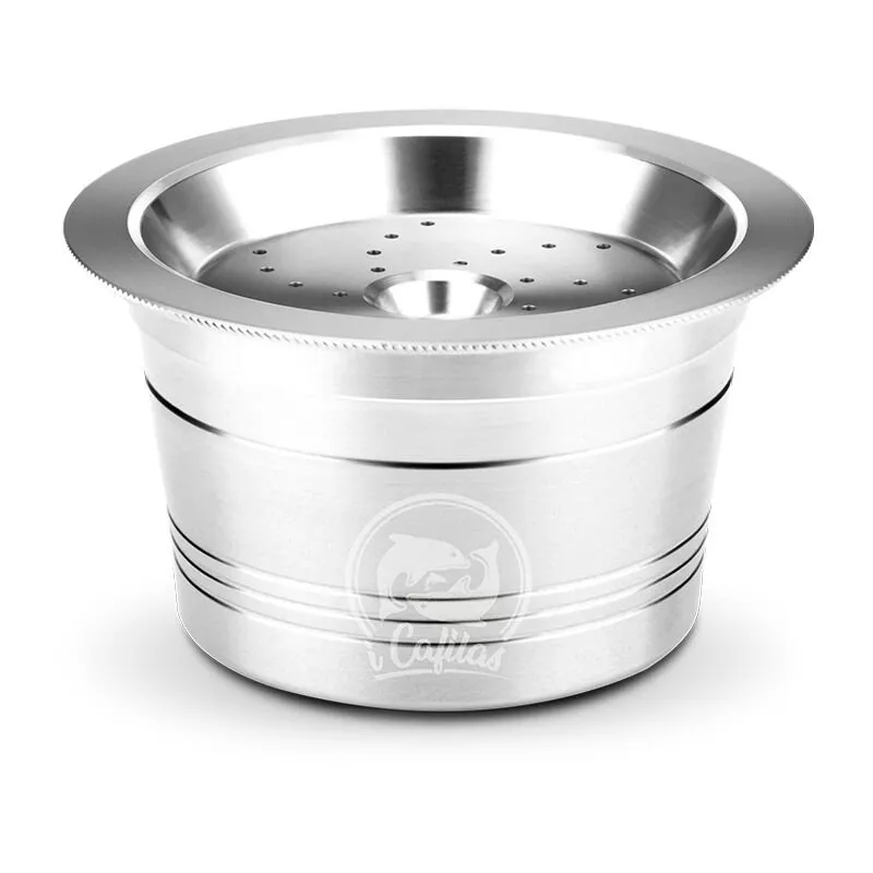 Cápsulas de café Cápsulas recargables Cápsulas de café recargables Acero inoxidable con cepillo de cuchara para máquinas de espresso K-fee barato