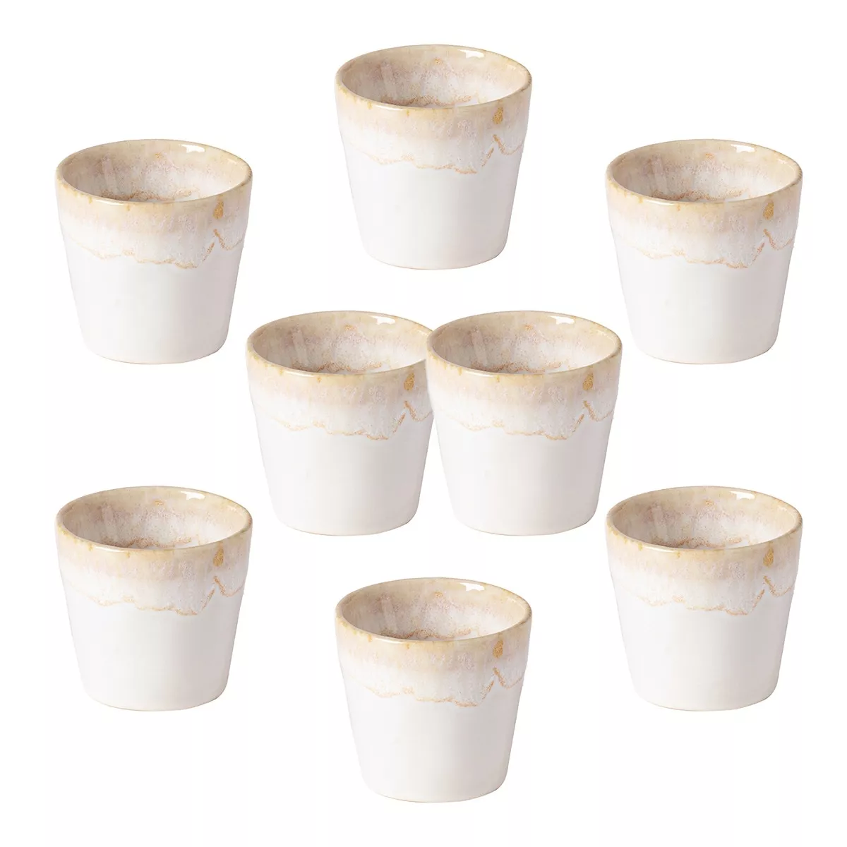 Costa Nova - Set 8 Tazas De Café Espresso Grespresso Blanco barato