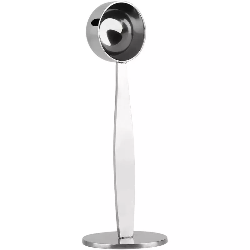 Cuchara de café 2 en 1 Tamper de café de acero inoxidable 15 ml / 0.5 oz Medida y cucharadita de polvo 5.7 * 2 * 1.4 pulgadas barato