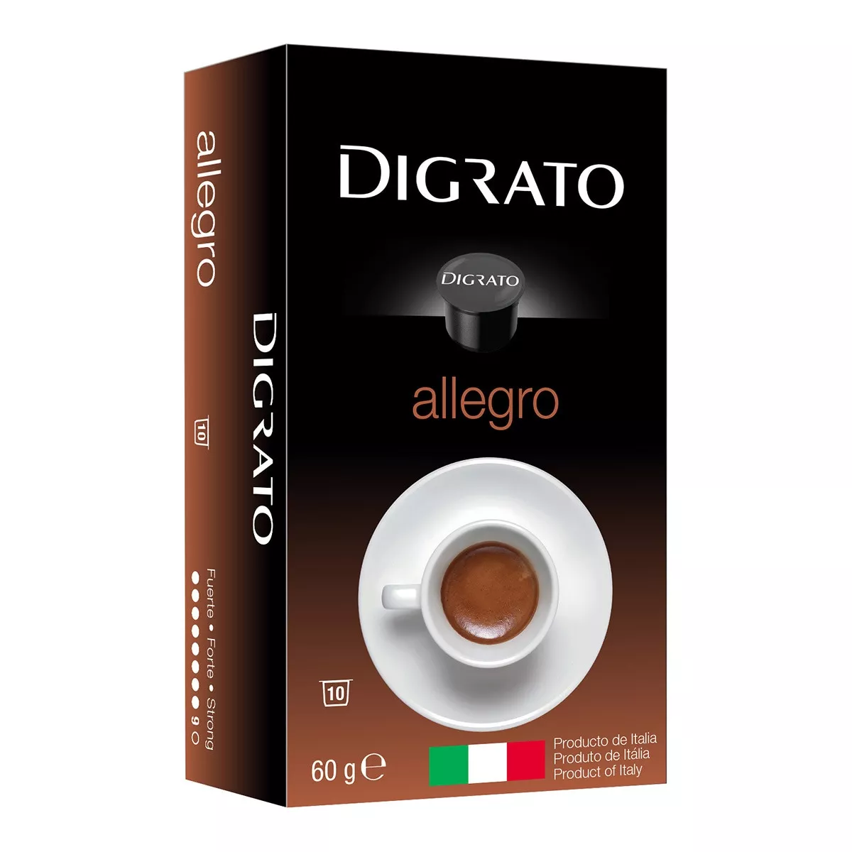 Digrato - Caja De 10 Cápsulas Allegro Café Fuerte barato