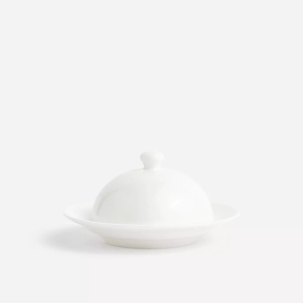 El Corte Inglés - Mantequera Redonda Bone China Essential Inglés Blanco barato