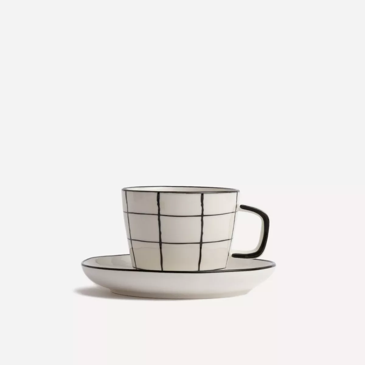 El Corte Inglés - Room - Taza De Té Con Plato Cube Room - El Corte Inglés Blanco barato