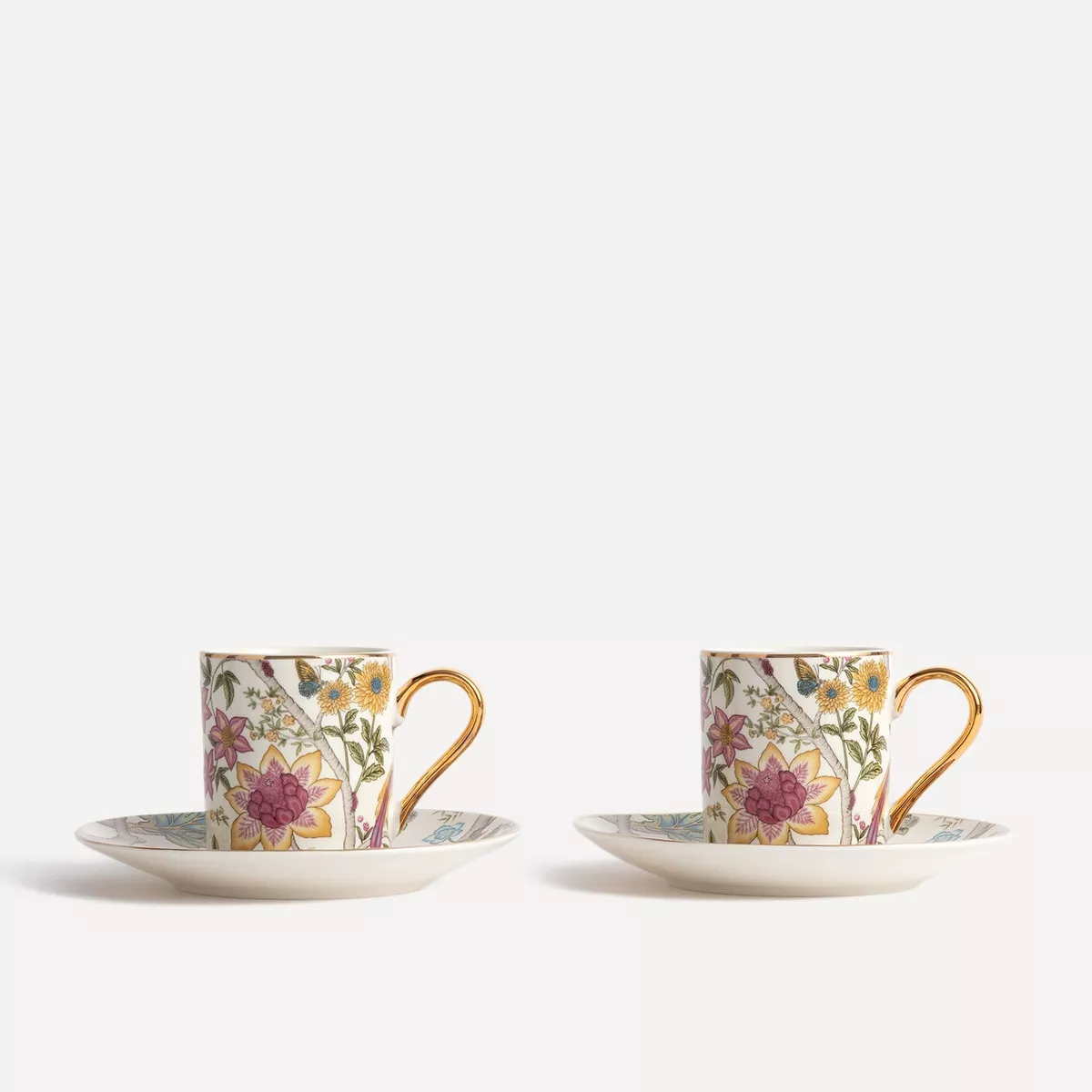 El Corte Inglés - Set 2 Tazas De Café Con Plato Indra Blanco barato