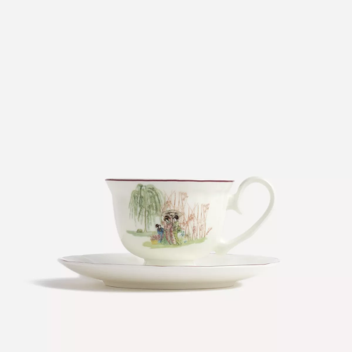 El Corte Inglés - Taza De Té Con Plato Nakamura Blanco barato