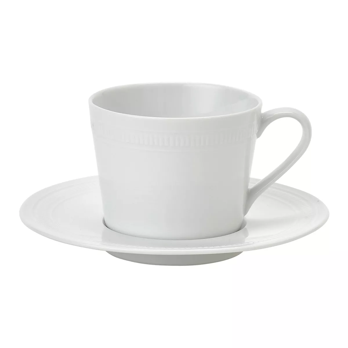 El Corte Inglés - Taza De Té Con Plato Rail Blanco barato