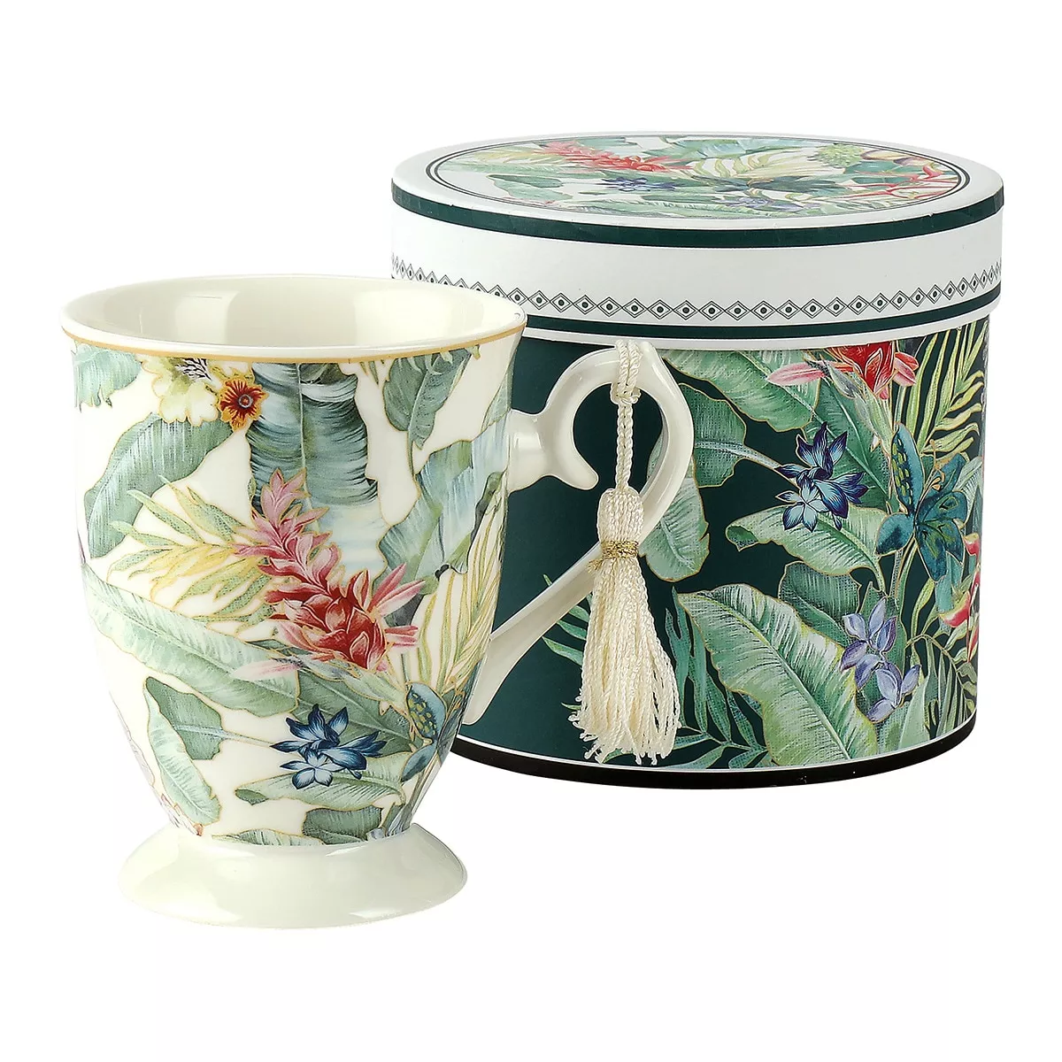 El Corte Inglés - Taza Mug Flor Tropical Multicolor barato