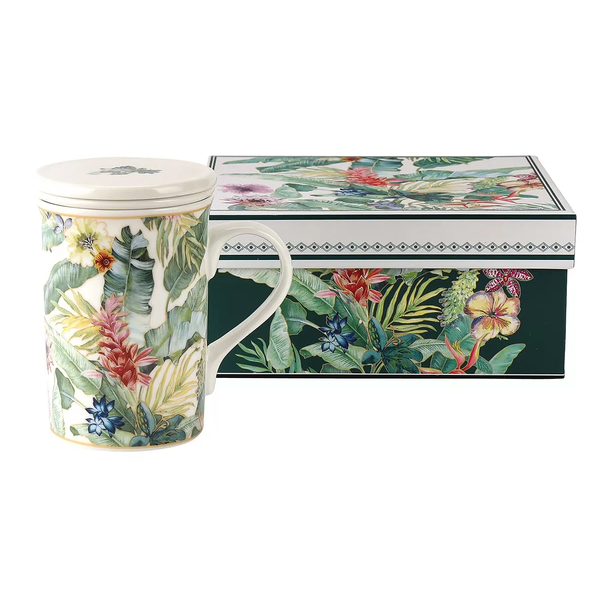 El Corte Inglés - Tisanera Con Filtro Flor Tropical Multicolor barato