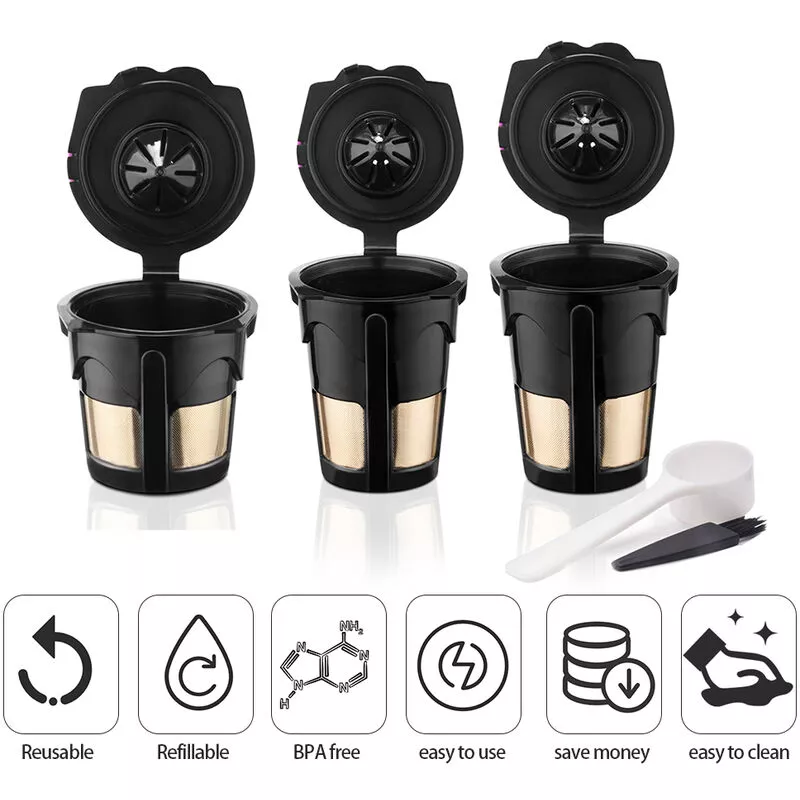 Filtrar recafimil reutilizable recargable capsulas de cafe la taza de cafe Compatible con keurig 2.0 3 PCS (S / M / L) barato