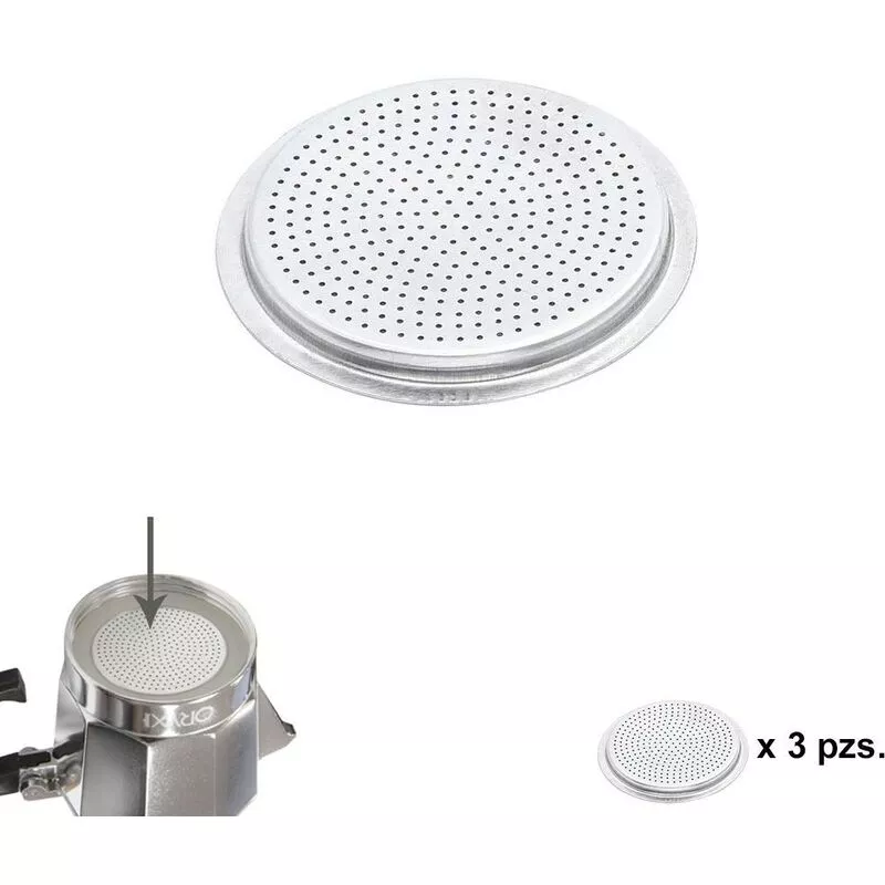 Filtro Cafetera Aluminio Classic / Inducción 2 Tazas (3 Unidades) En Oferta Filtro Cafetera Aluminio Classic / Inducción 2 Tazas (3 Unidades) Barato
