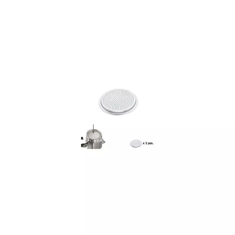 Filtro Cafetera Aluminio Classic / Inducción 3 Tazas (3 Unidades) En Oferta Filtro Cafetera Aluminio Classic / Inducción 3 Tazas (3 Unidades) Barato