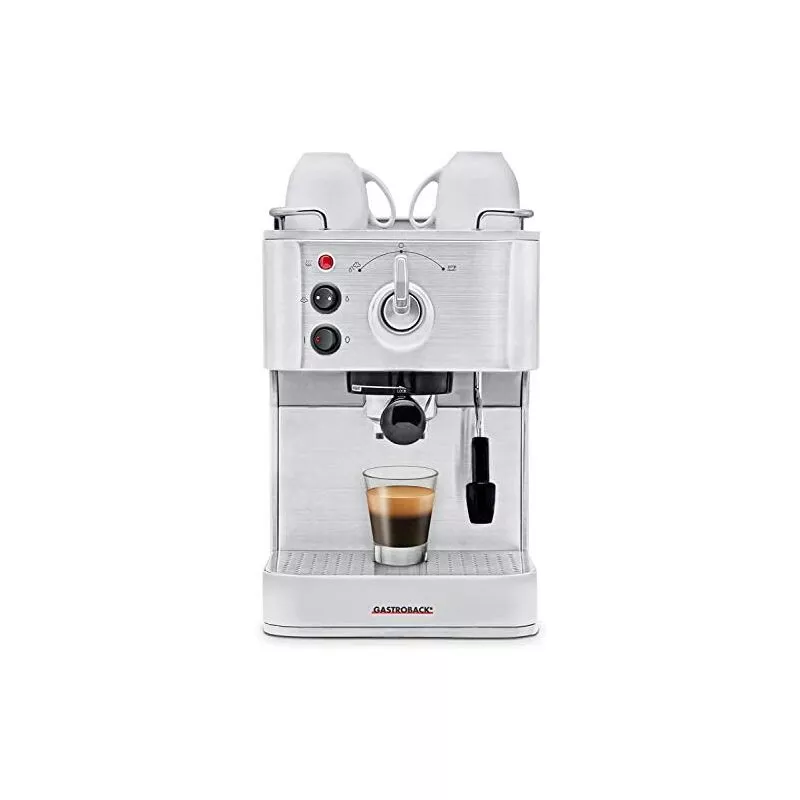 Gastroback 42606 Design Espresso Plus Cafetera Puls, 1250 W, 1 Liter, 0 Decibeles, Acero Inoxidable, Plata En Oferta Gastroback 42606 Design Espresso Plus Cafetera Puls