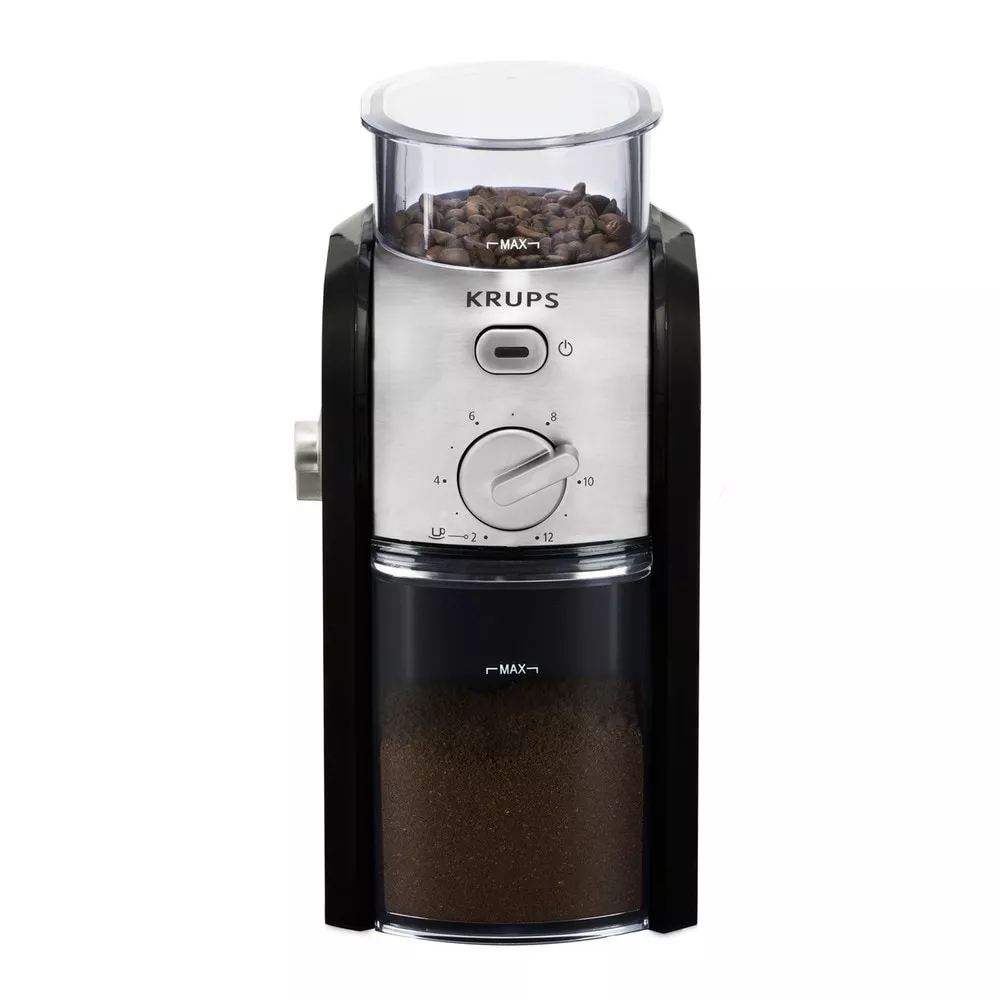 Krups - Molinillo De Café Eléctrico 17 Ajustes De Triturado Negro barato