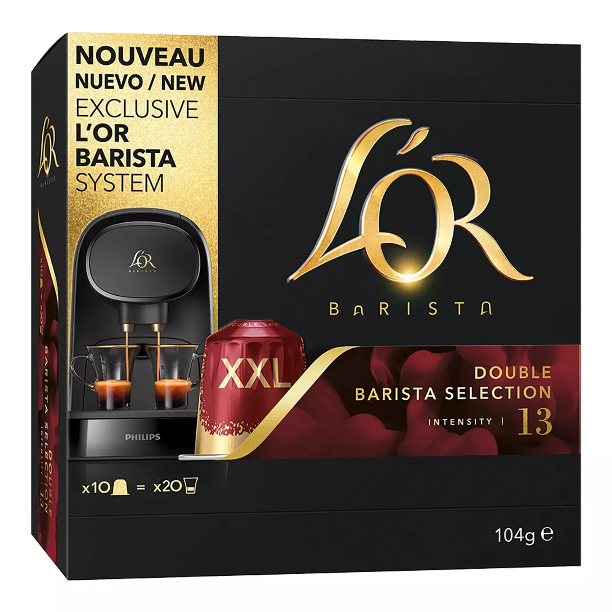 L'OR BARISTA - Estuche 10 Cápsulas XXL Café Double Barista Selection Intensidad 13 Compatibles Con System barato