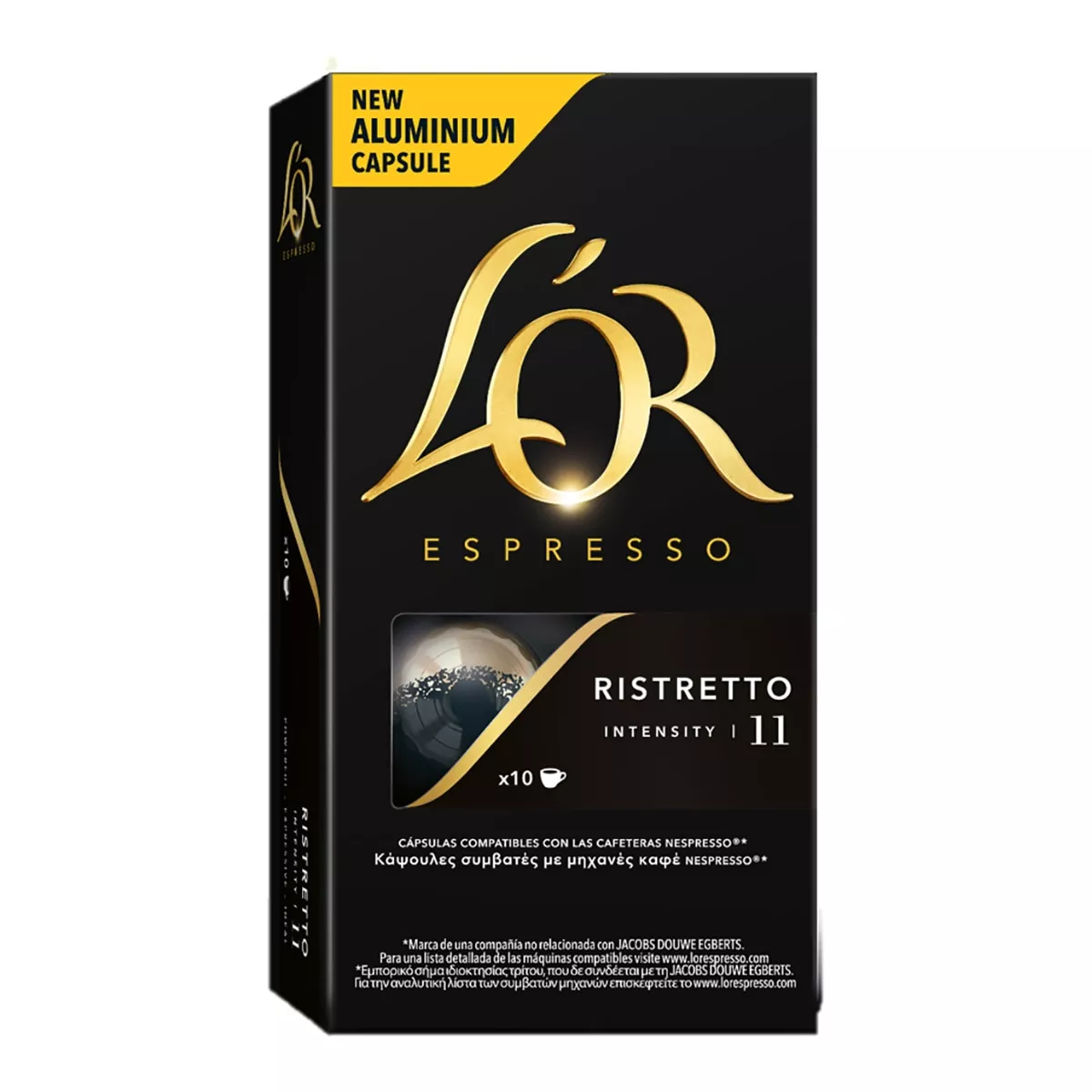 L'Or Espresso - Estuche 10 Cápsulas Café Ristretto Intensidad 11 Compatibles Con Máquinas Nespresso En Oferta L'Or Espresso - Estuche 10 Cápsulas Café Ristretto Intensidad 11 Compatibles Con Máquinas Nespresso Barato