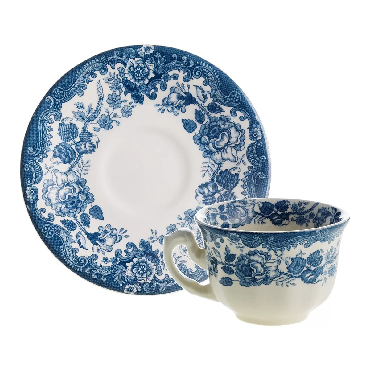 La Cartuja De Sevilla - Taza De Café Con Plato Ceilán Azul barato