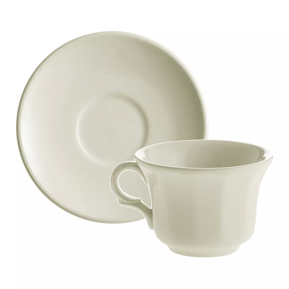 La Cartuja De Sevilla - Taza De Café Con Plato Ochavada Blanca Blanco barato