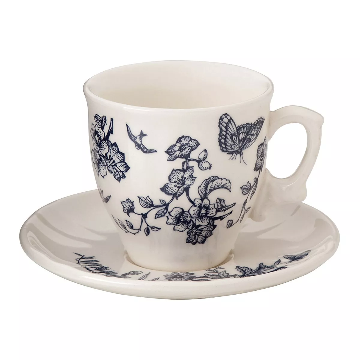 La Cartuja De Sevilla - Taza De Café Con Plato Primavera Azul barato