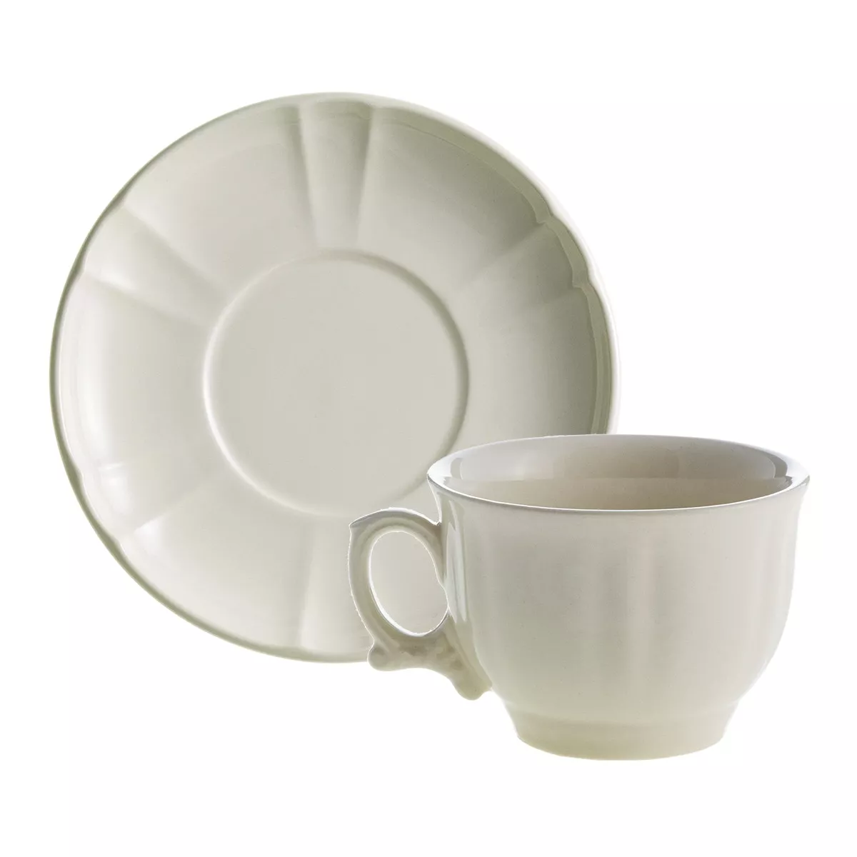 La Cartuja De Sevilla - Taza De Desayuno Con Plato Imperio Blanca Blanco barato