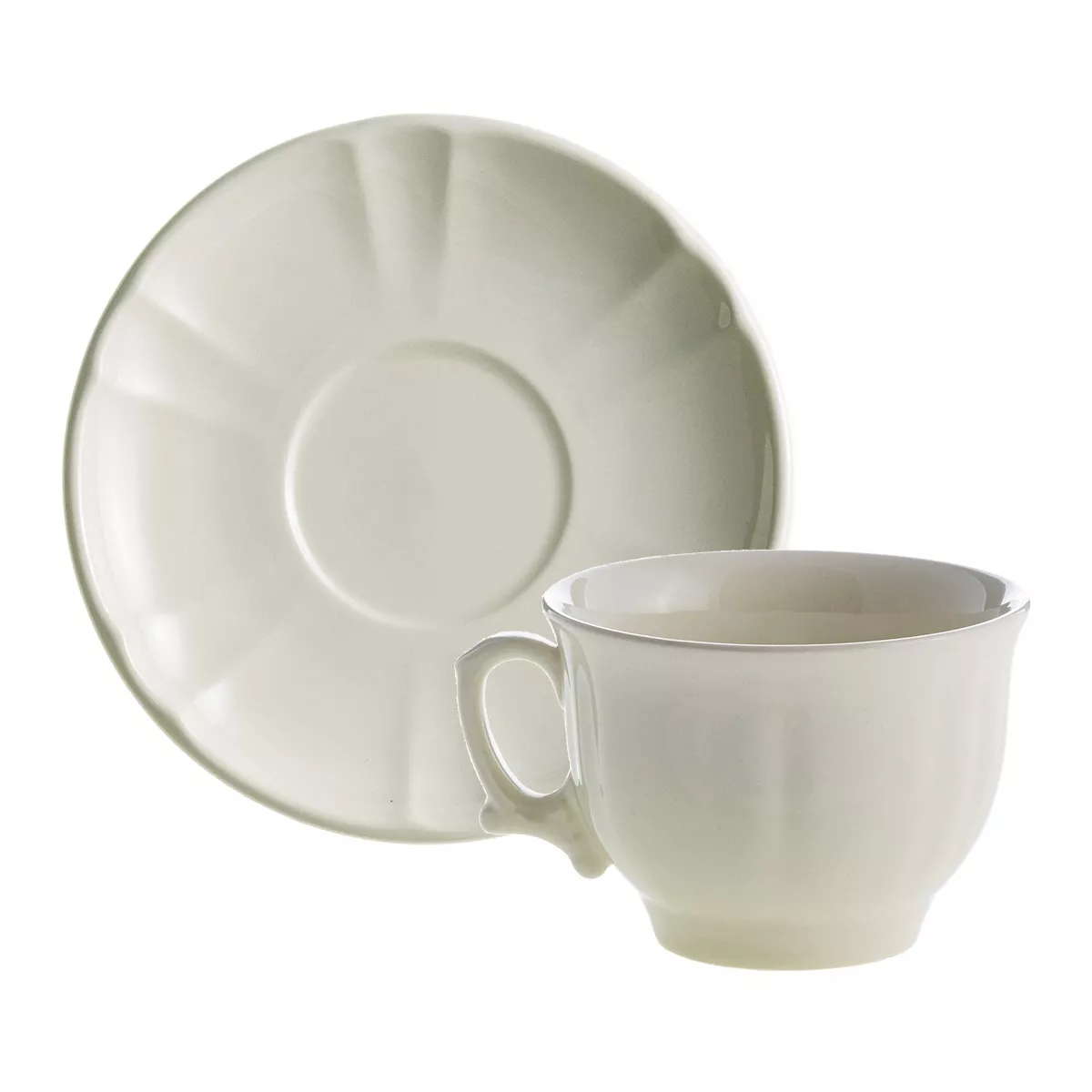 La Cartuja De Sevilla - Taza De Té Con Plato Imperio Blanca Blanco barato