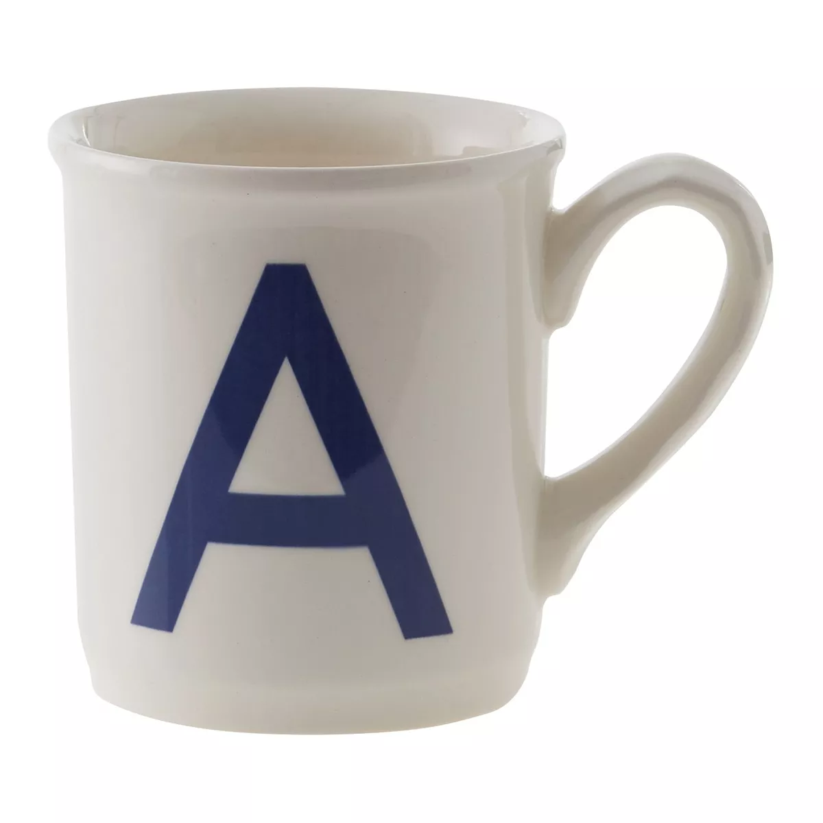 La Cartuja De Sevilla - Taza Mug Alfabeto 'A' Blanco / Azul barato