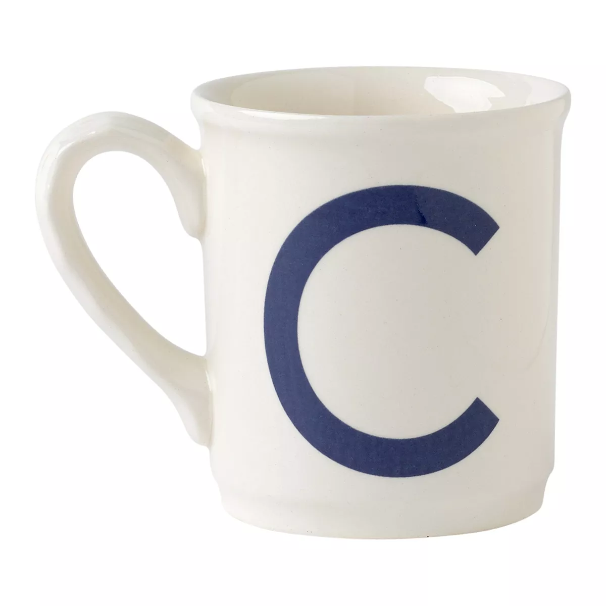 La Cartuja De Sevilla - Taza Mug Alfabeto 'C' Blanco / Azul barato