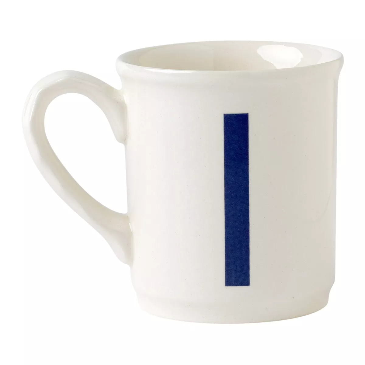 La Cartuja De Sevilla - Taza Mug Alfabeto 'I' Blanco / Azul barato