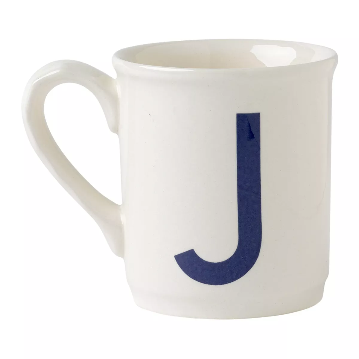 La Cartuja De Sevilla - Taza Mug Alfabeto 'J' Blanco / Azul barato