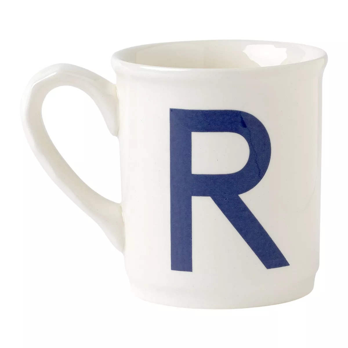La Cartuja De Sevilla - Taza Mug Alfabeto 'R' Blanco / Azul barato
