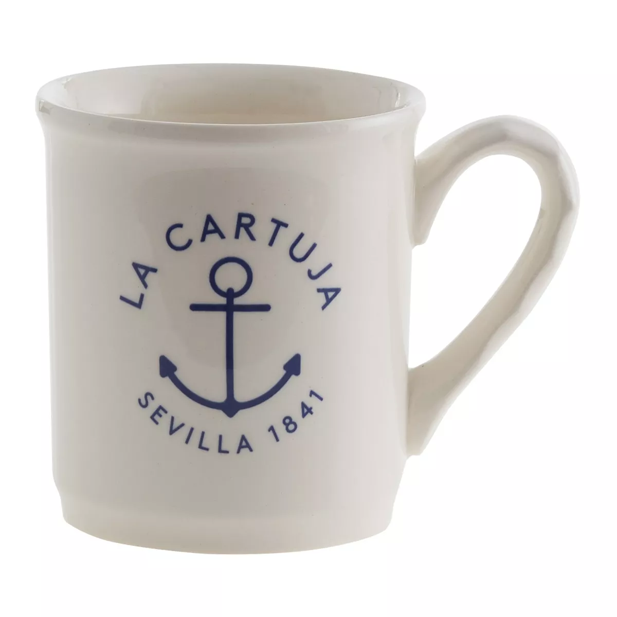 La Cartuja De Sevilla - Taza Mug Ancla Blanco / Azul barato