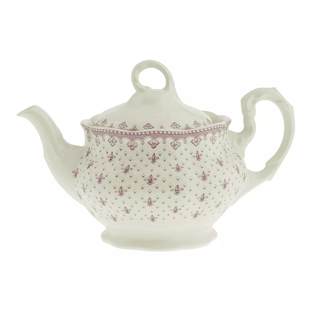 La Cartuja De Sevilla - Tetera Flor De Lis Rosa barato