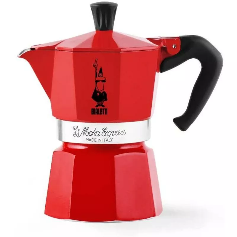 Moka Express Rojo 6 Tazas - Bialetti En Oferta Moka Express Rojo 6 Tazas - Bialetti Barato