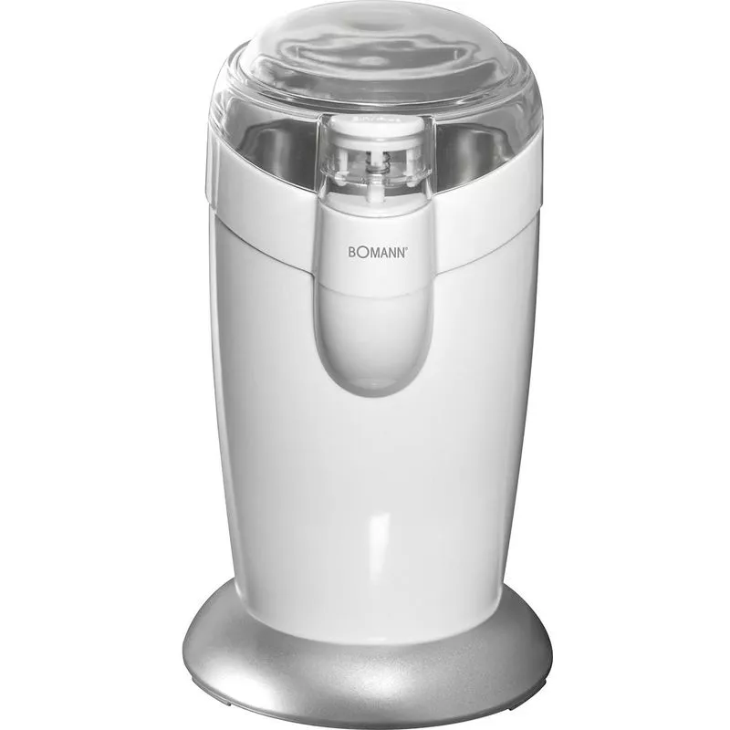 Molinillo Café Eléctrico, Especias, Semillas, 40 G Café 20 Tazas Café, Cuchillas Acero Inox. 120W Blanco - Bomann En Oferta Molinillo Café Eléctrico