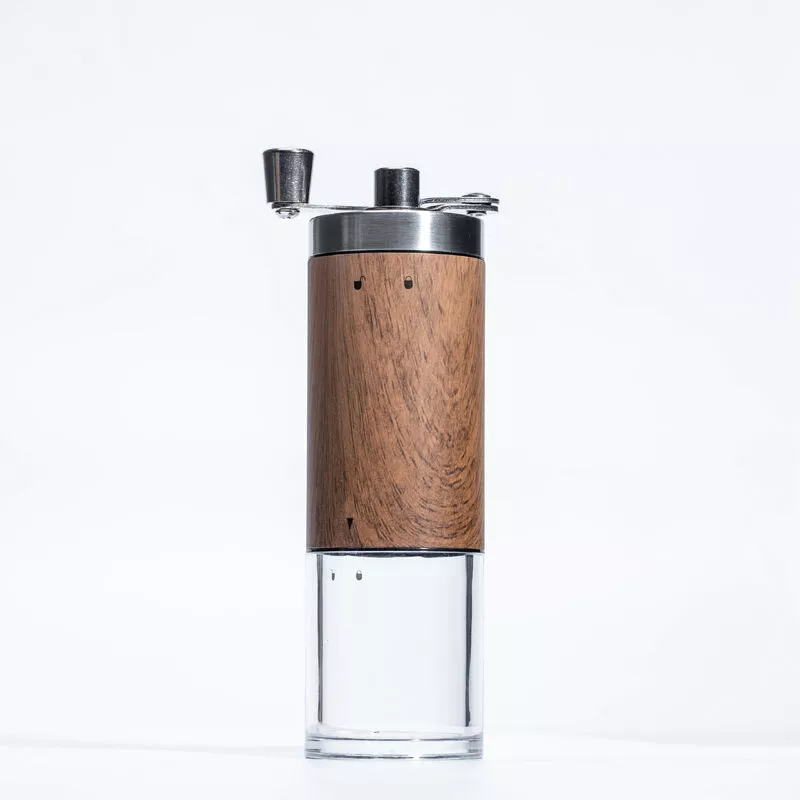 Molinillo de café portátil con manivela