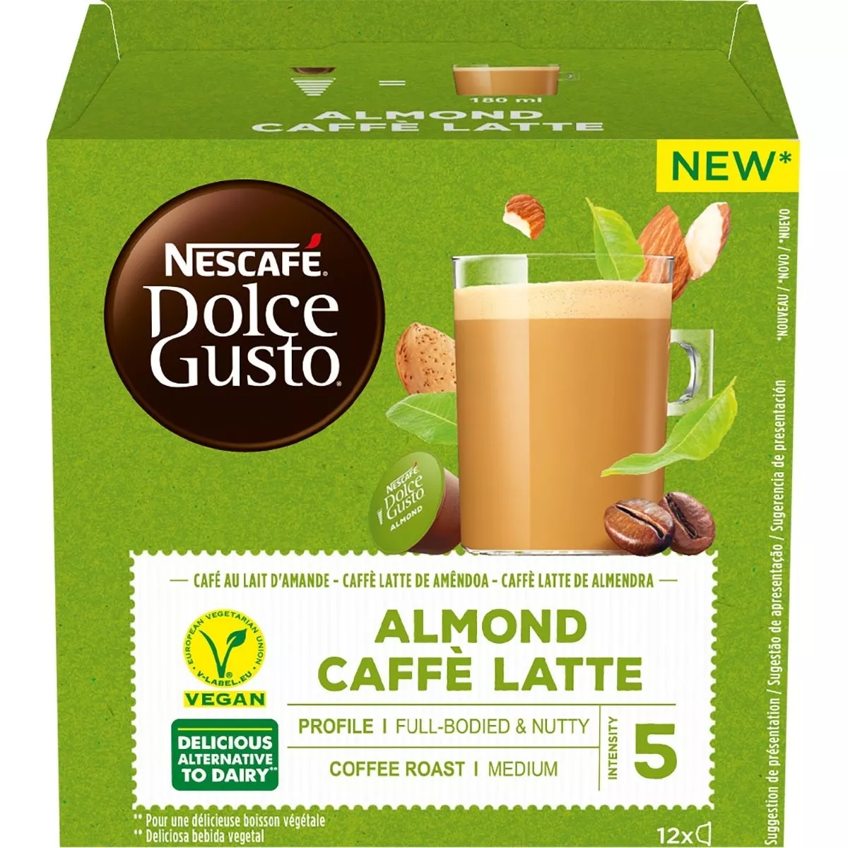 Nescafé Dolce Gusto - Estuche 12 Cápsulas NESCAFE DOLCE GUSTO Café Con Leche De Almendras Intensidad 5 barato