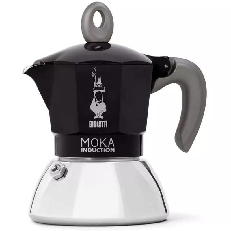 New Moka Inducción Negro 2 Tazas - Bialetti Barato