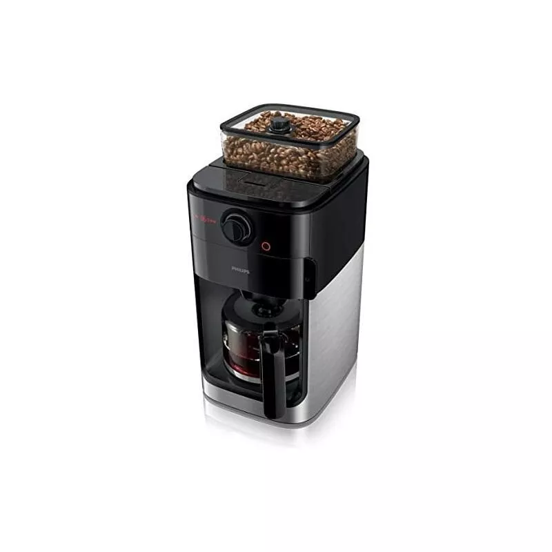 Tienda Online De Cafeteras En Oferta Philips - Cafetera Con Molinillo De Café - Jarra Cristal 1.2L