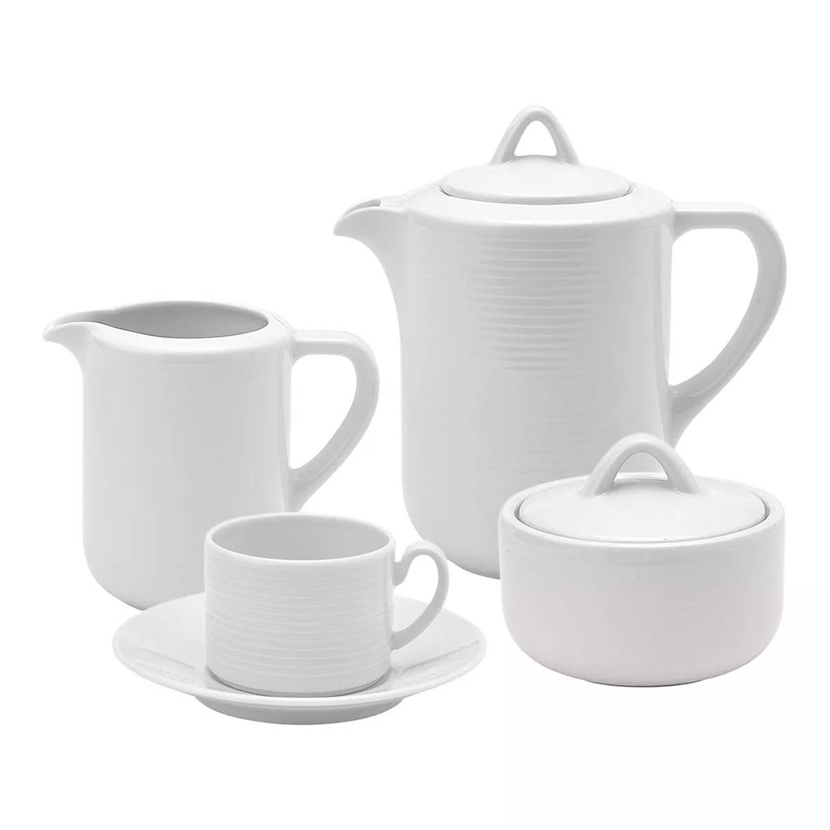 Pontesa - Juego De Té 27 Piezas Iria New Blanco barato