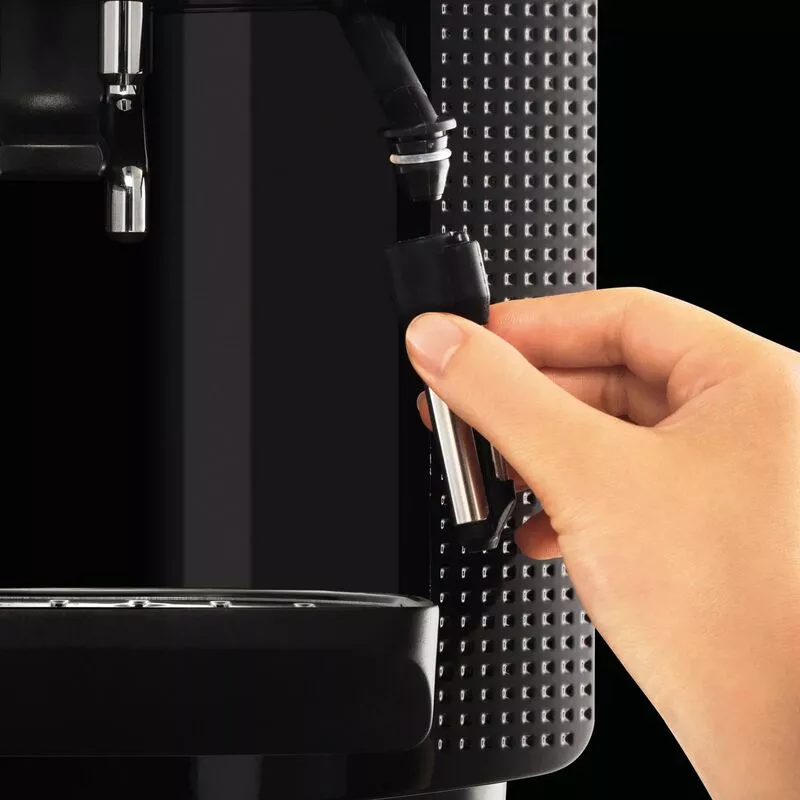 Krups - Cafetera Superautomática Essential 3 Texturas De Molido, 15 Bares Negro En Oferta Roma Ea810870 - Cafetera Superautomática